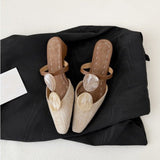 Women's Pointed Toe Mule Sandals