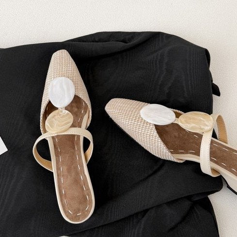 Women's Pointed Toe Mule Sandals