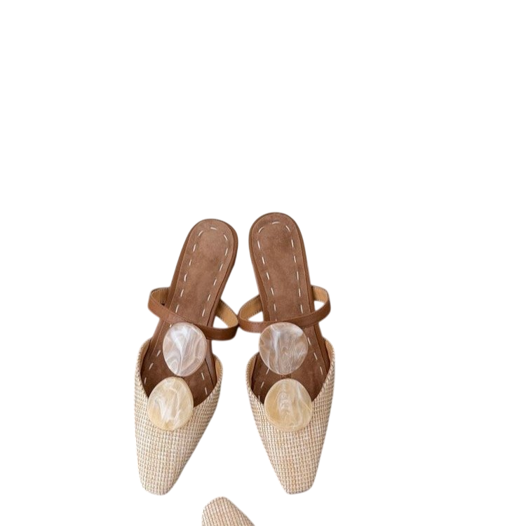 Women's Pointed Toe Mule Sandals