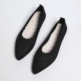 Women's Pointed Toe Knit Flats