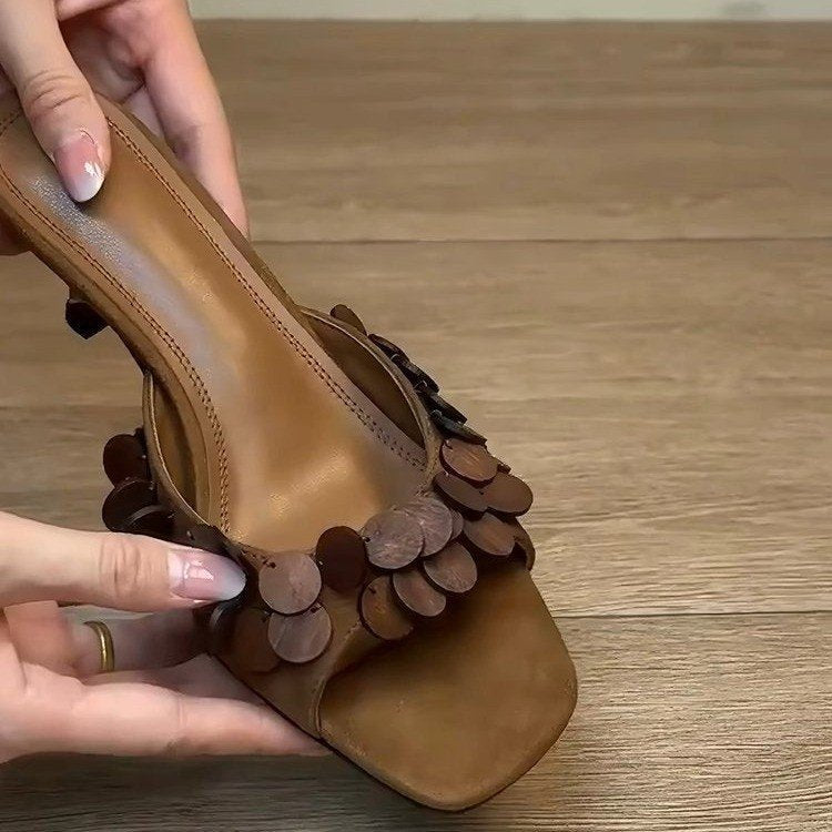 Women's Floral Slide Sandals