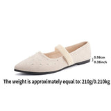 Women's Rhinestone Mary Jane Flats