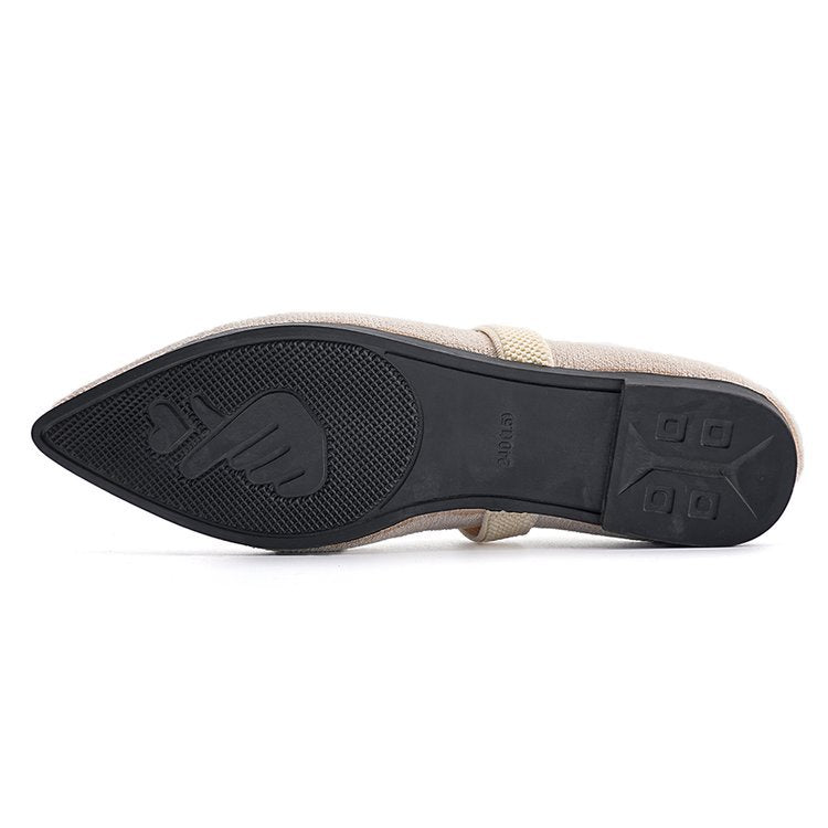 Women's Rhinestone Mary Jane Flats