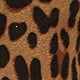 Women's Leopard Print Bow Flat Sandals