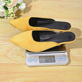 Women’s Pointed Toe Low Heel Mules