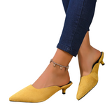 Women’s Pointed Toe Low Heel Mules