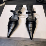 Women’s Pointed Toe Flat Mule Shoes