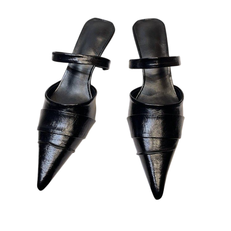 Women’s Pointed Toe Flat Mule Shoes