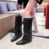 Women’s Pointed Toe Knee High Boots