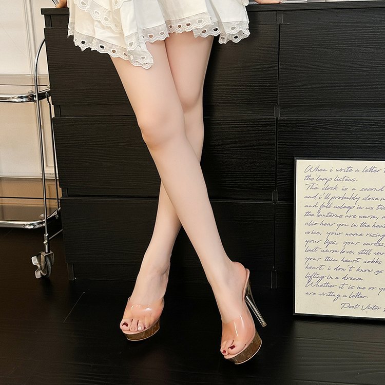 Women’s Clear Platform High Heel Sandals