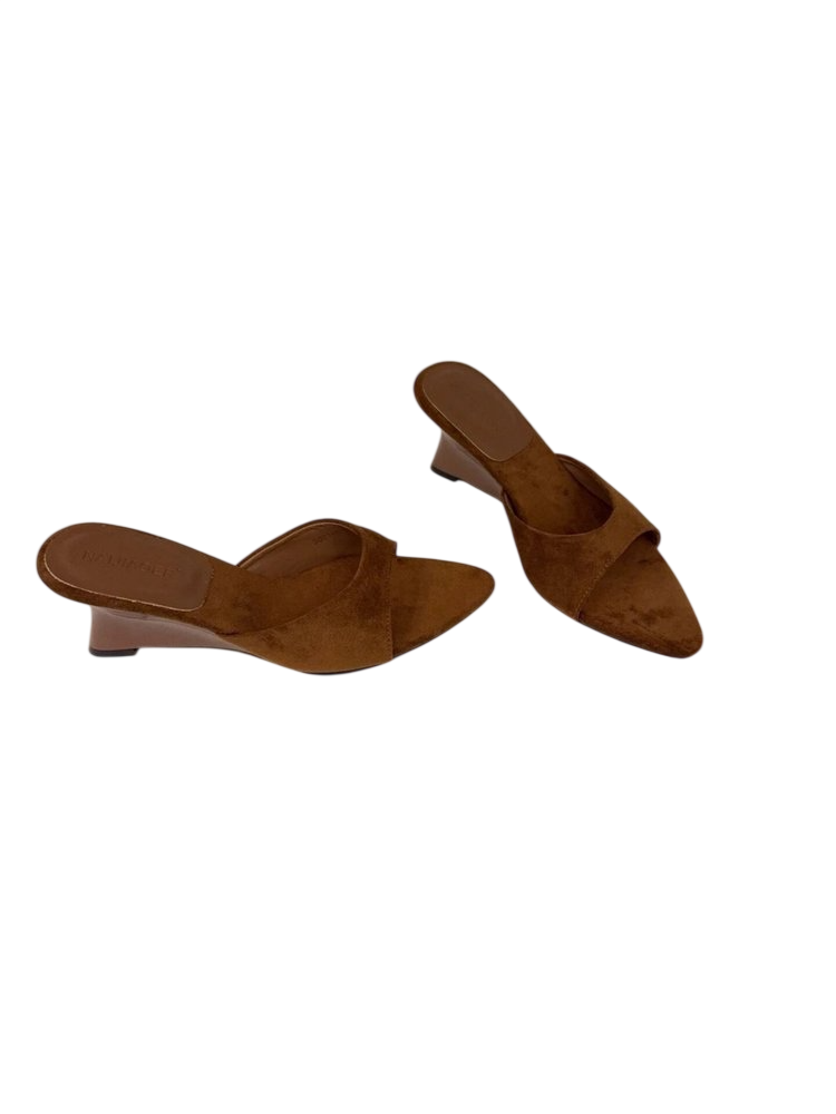 Women’s Pointed Toe Low Heel Mule Sandals
