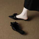 Women’s  Bow Pointed Toe Mules