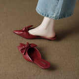 Women’s  Bow Pointed Toe Mules