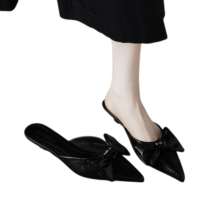 Women’s  Bow Pointed Toe Mules