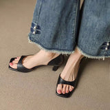 Women's Open Toe Low Heel Dress Shoes