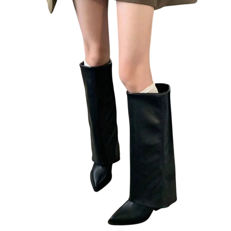 Women's Knee-High Pointed-Toe Boots