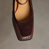 Women's Block Heel Mary Jane Shoes