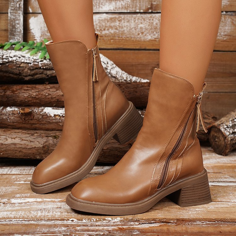 Women's Side-Zip Ankle Boots