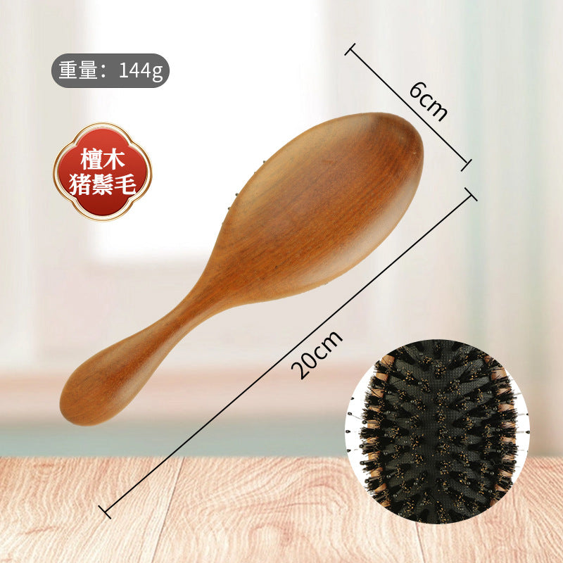 Hairbrush with Black Boar Bristles