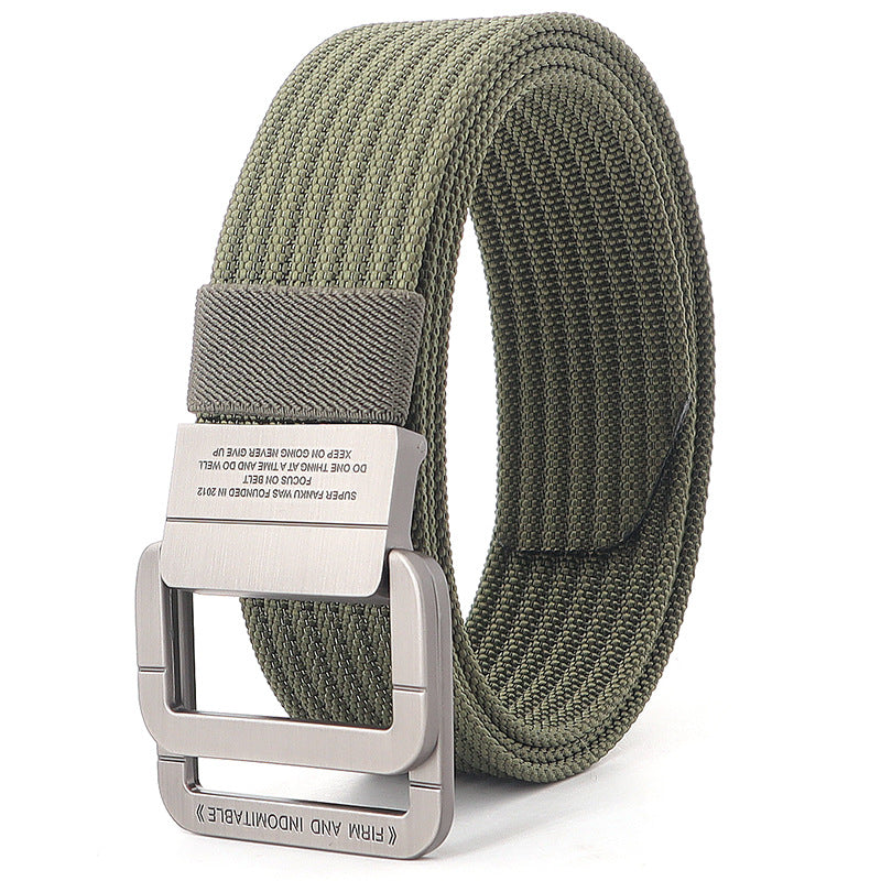 Belt with Double-Loop Buckle