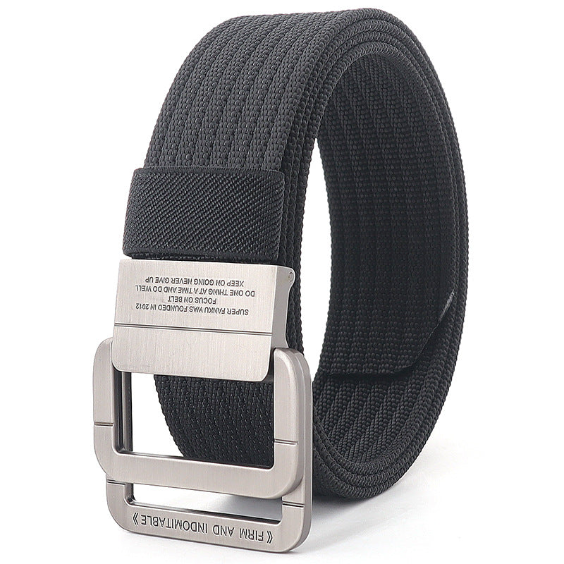 Belt with Double-Loop Buckle