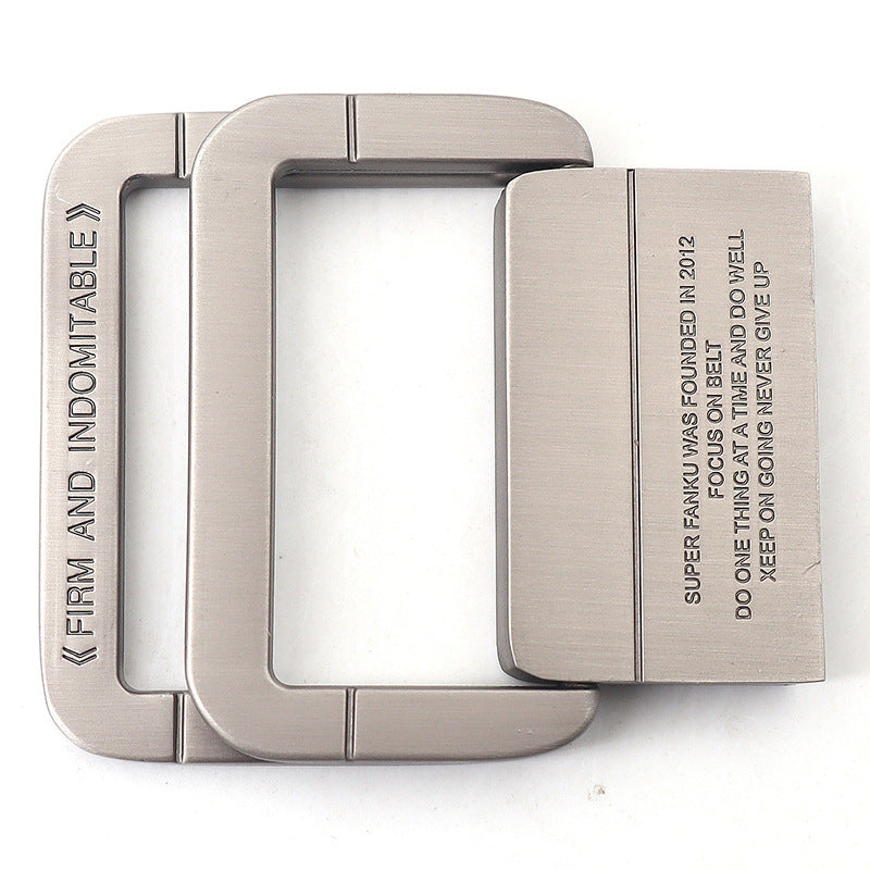 Belt with Double-Loop Buckle