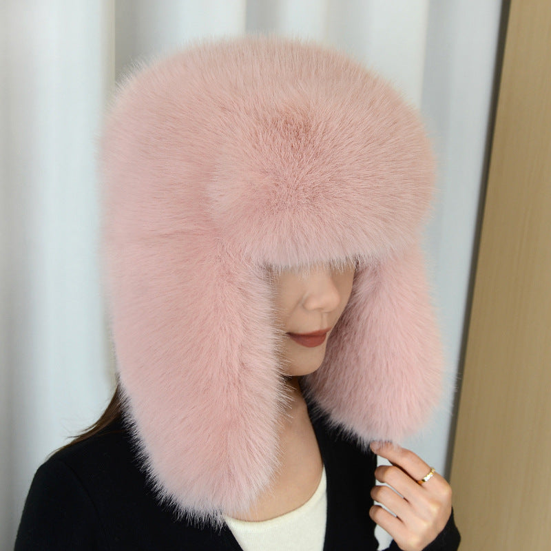Luxurious Fur Hat with Ear Flaps