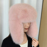 Luxurious Fur Hat with Ear Flaps