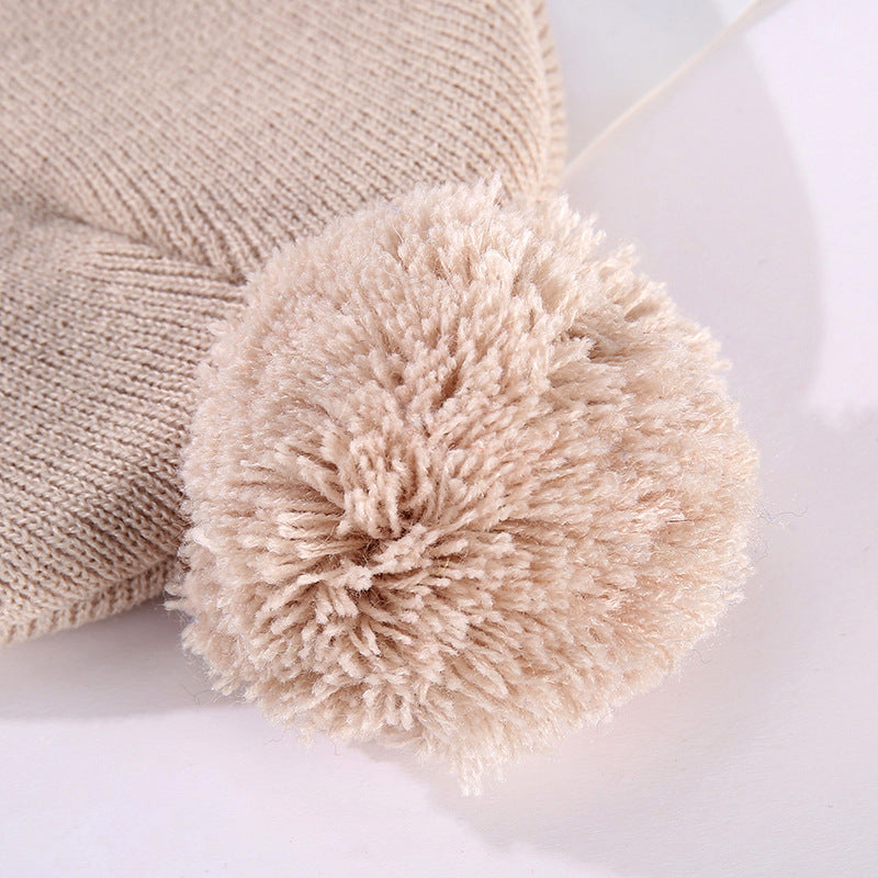 Pom-Pom Winter Beanie