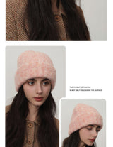 Cozy Brown Fuzzy Beanie