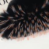 Hat with Faux Fur Trim
