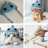 Adorable Crochet Shark Hat for Kids