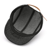 Denim Baseball Cap with  Stitching