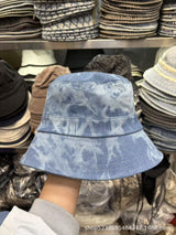 Tie-Dye Denim Bucket Hat