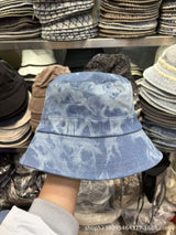 Tie-Dye Denim Bucket Hat