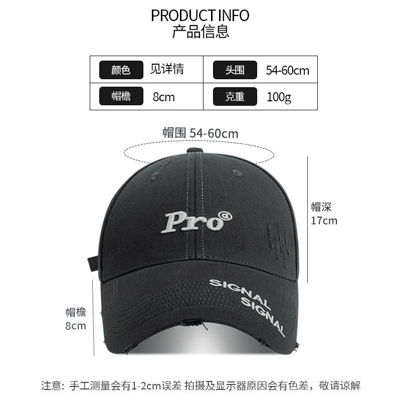 Distressed Baseball Cap