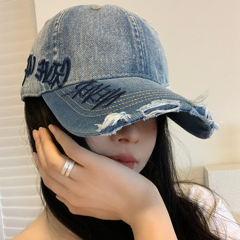 Trendy Distressed Baseball Cap
