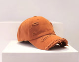 Distressed Ripped Baseball Cap