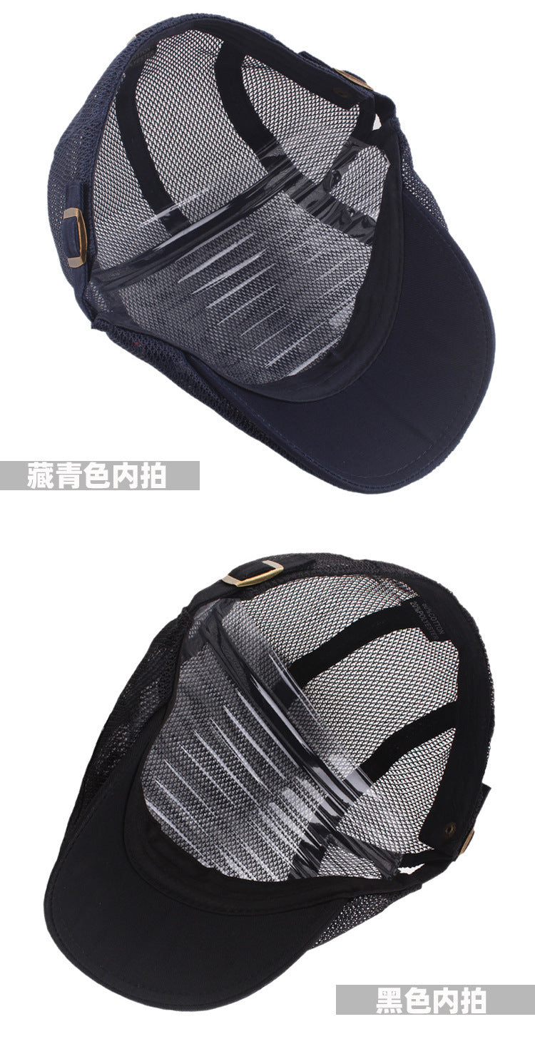 Mesh Baseball Cap with Adjustable Strap