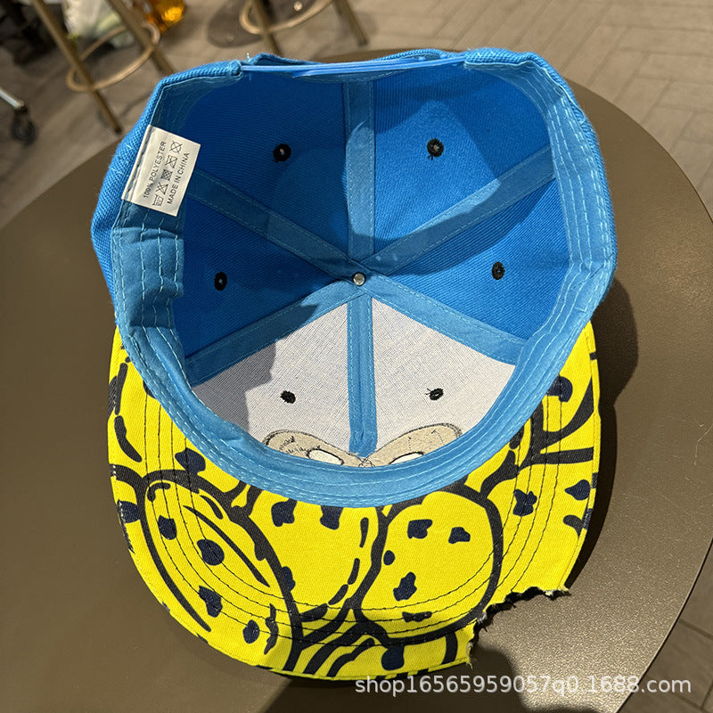 Cartoon-Inspired Baseball Cap