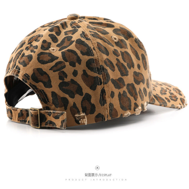 Leopard Print Baseball Cap