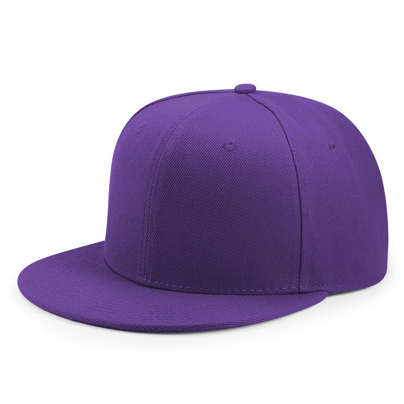 Flat Brim Snapback Cap