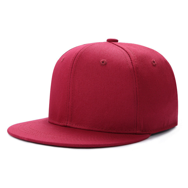 Flat Brim Snapback Cap