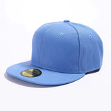 Flat Brim Snapback Cap
