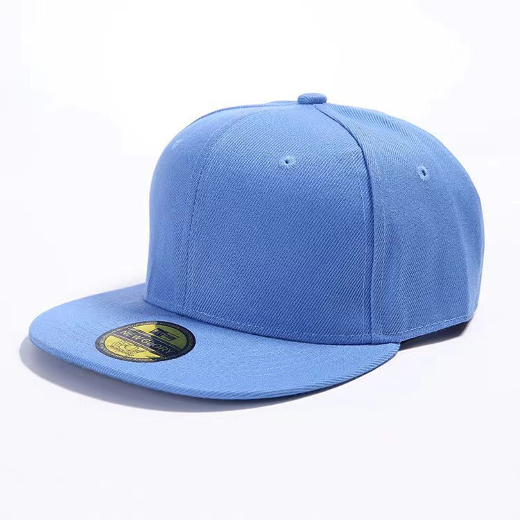 Flat Brim Snapback Cap
