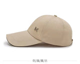 Classic Beige Minimalist Long-Brim Cap