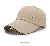 Classic Beige Minimalist Long-Brim Cap