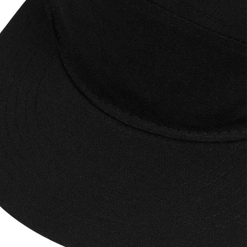 Minimalist 5-Panel Canvas Strapback Cap