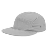 Minimalist 5-Panel Canvas Strapback Cap