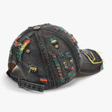 Distressed Streetwear Denim Baseball Cap